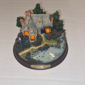 Thomas Kinkade Everett's Cottage light up village decor.